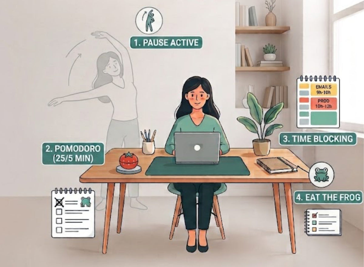 Nos 4 meilleures méthodes de travail pour une productivité boostée